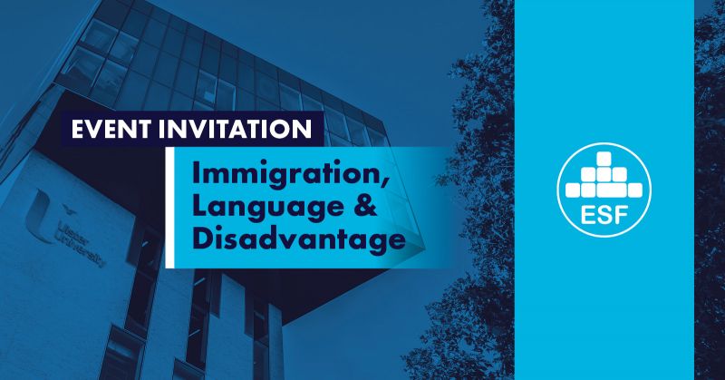 Immigration, language and disadvantage. Presented by Andrew Shorten, University of Limerick