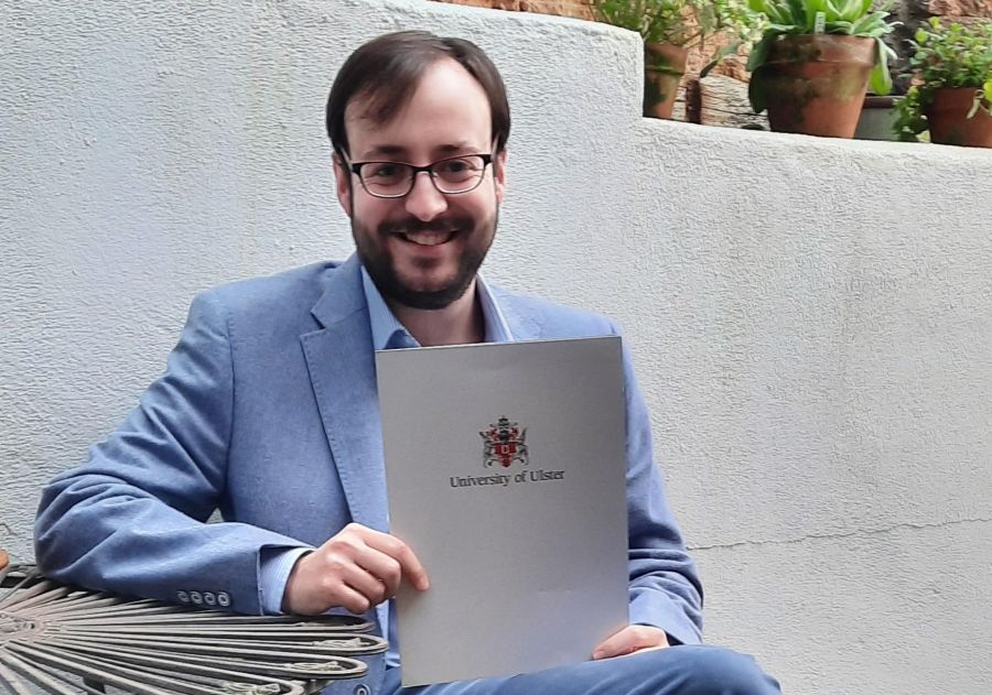 English Literature graduate realises his potential at Ulster University  image