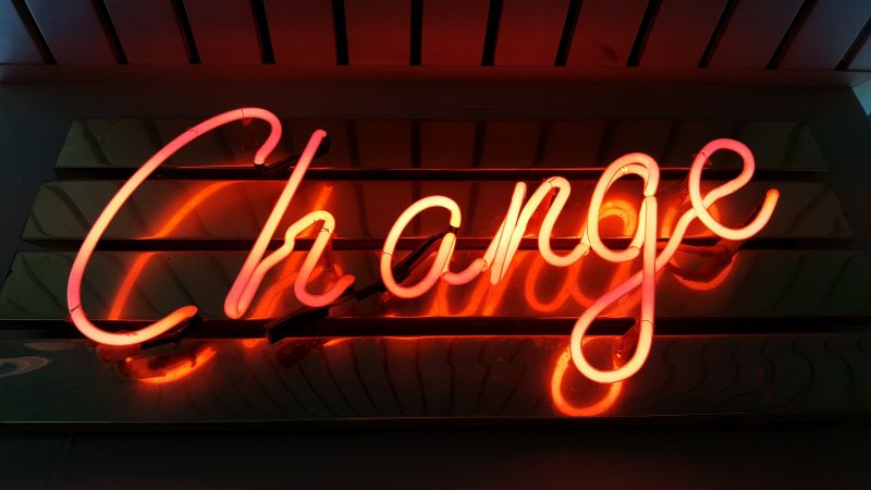 Change Photo by Ross Findon on Unsplash