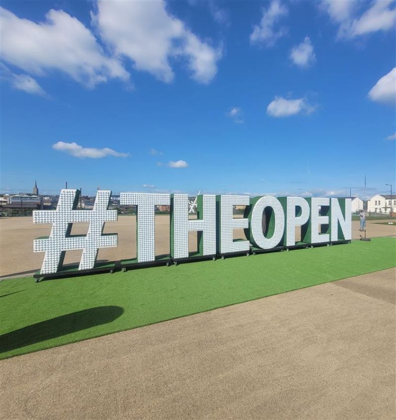 The countdown to the Open is on as Ulster University students support Tourism NI’s Open Epic Journey image