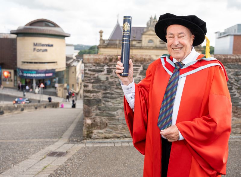 Class of 2025: Mitchel McLaughlin receives Ulster University Honorary Doctorate image
