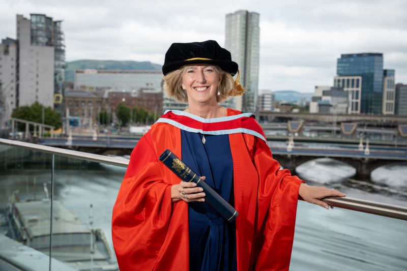 Class of 2025: The National Trust’s Hilary McGrady receives Honorary Doctorate from Ulster University image