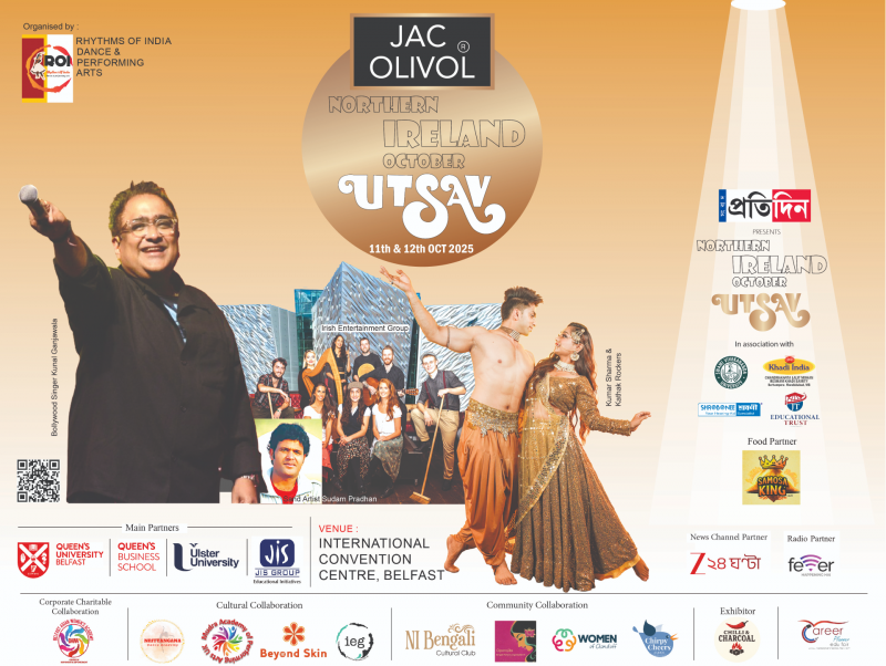 Northern Ireland October Utsav 2025, a celebration of Indian culture and art