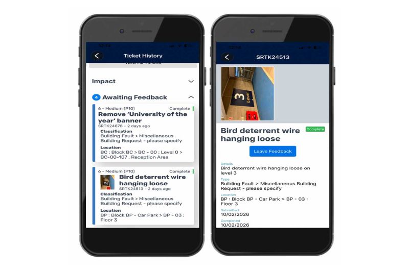 Estates App screenshot.