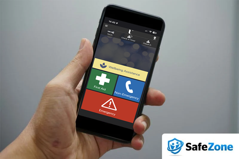 Image of mobile app Safezone