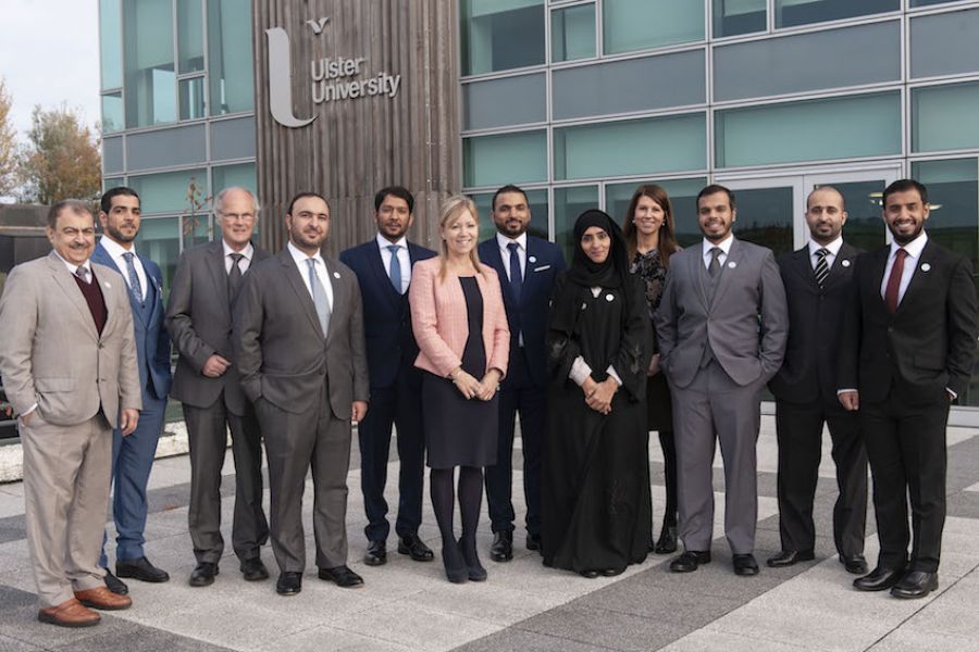 Abu Dhabi emergency services visit Ulster University image
