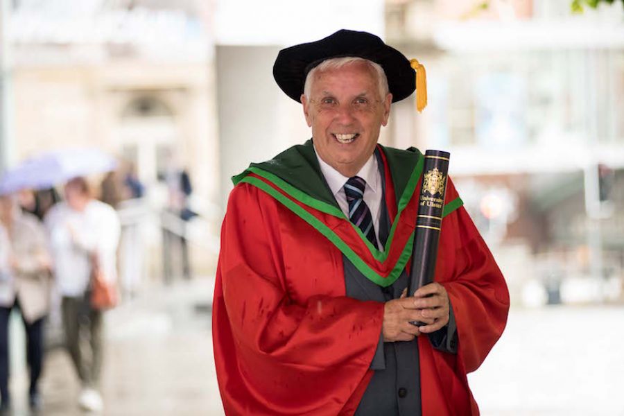 Foyle Cup founder honoured by Ulster University  image