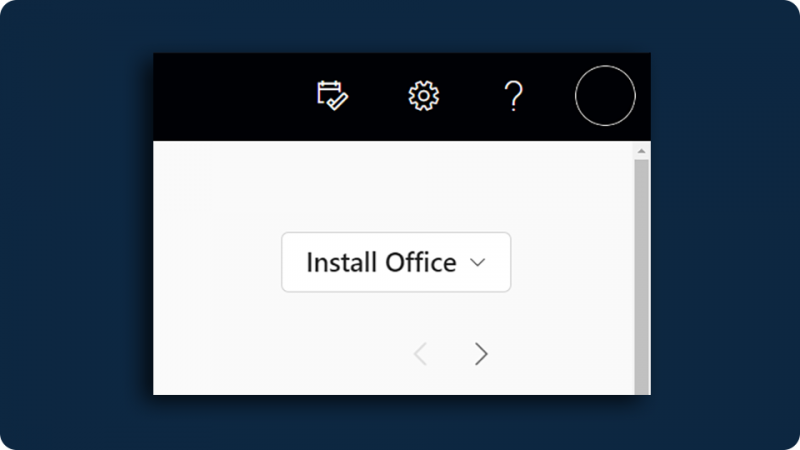 O365 Install Office Button Screenshot Image