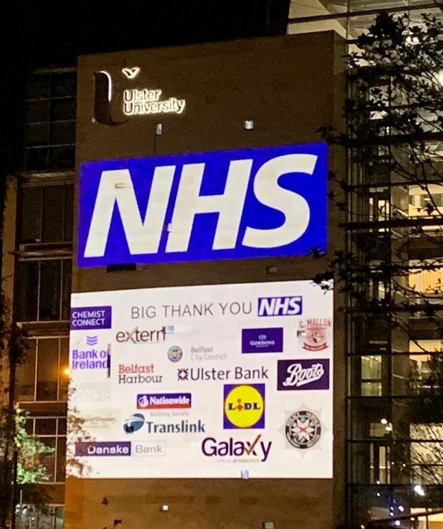 Big city centre thank you to all key workers image