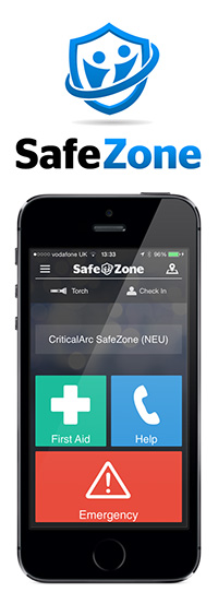 SafeZone mobile app