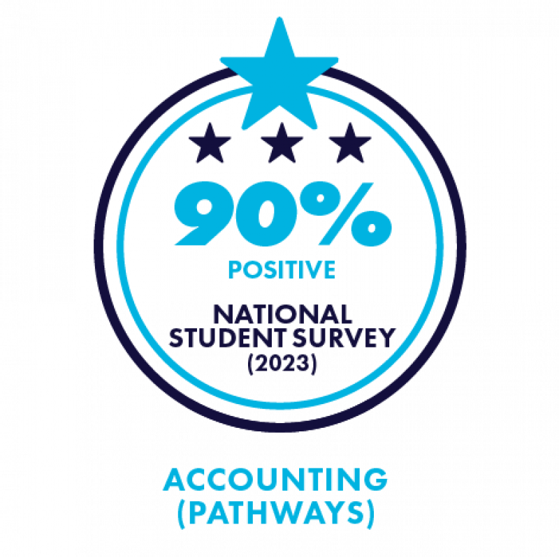 Accounting (pathways) 90% positive NSS 2023