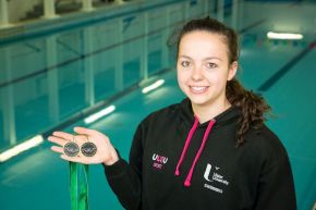 Irish swimming champion set to make a splash after graduation