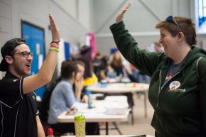 Freshers' Fayre at Ulster University, Magee