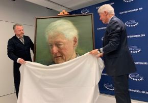 Former US President Bill Clinton announces transatlantic peace scholarships