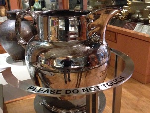 Silver jug at Walker Gallerty Liverpool